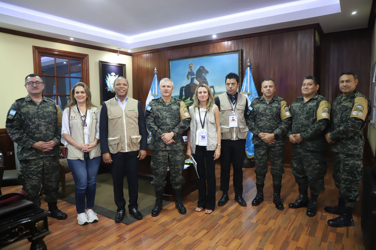 Milton Morrison jefe de misión de Observadores de la COPPPAL destaca transparencia tras reunión con el Jefe de Estado Mayor Conjunto de Honduras